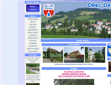 Tablet Screenshot of obecdestna.cz